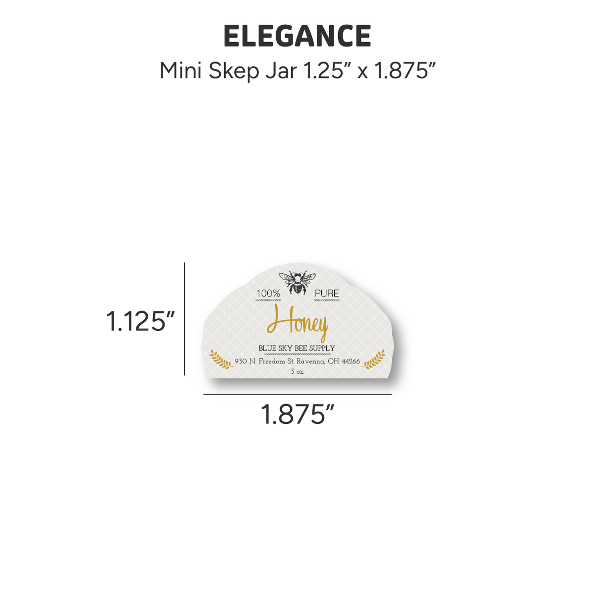 Elegance - Customizable Label Design