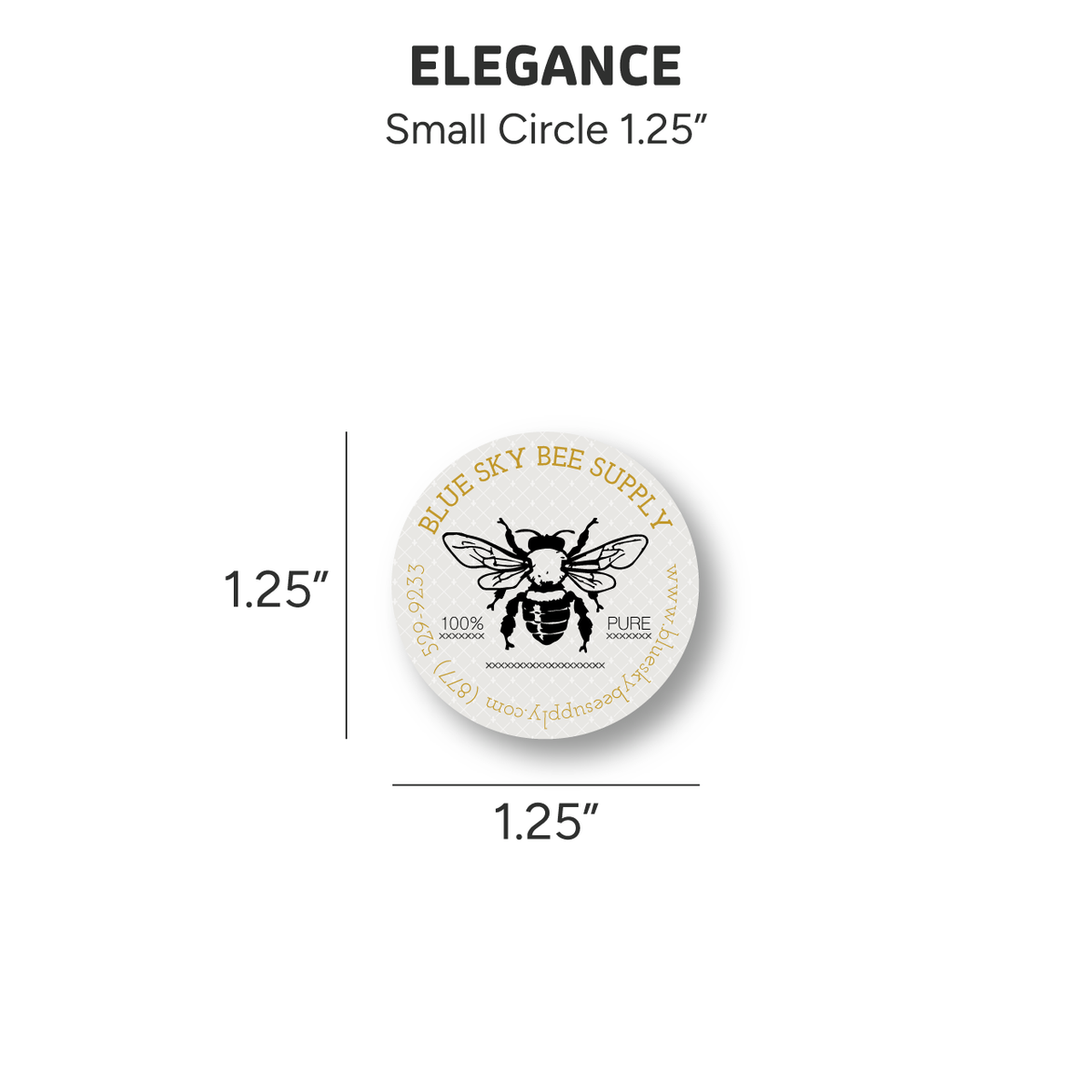 Elegance - Customizable Label Design