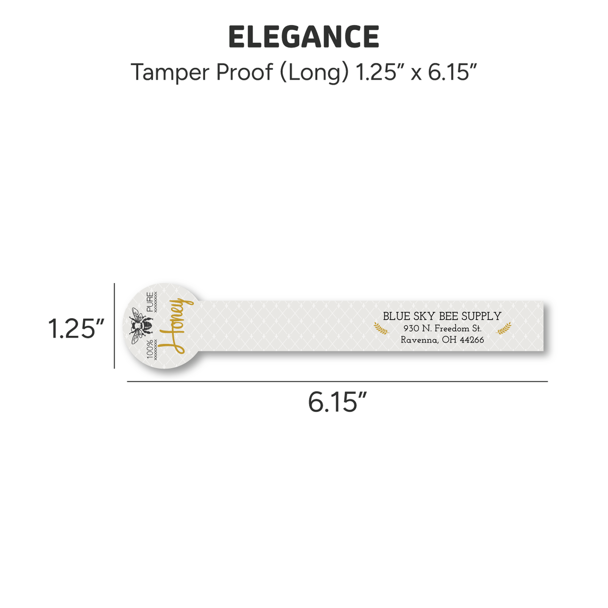 Elegance - Customizable Label Design
