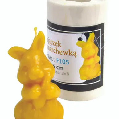 Bunny w/Carrot Candle Mold [F105] Lyson
