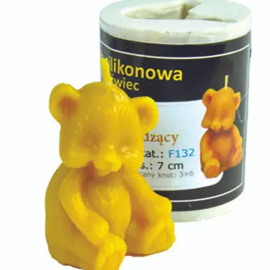 Sitting Bear Candle Mold [F132] Lyson