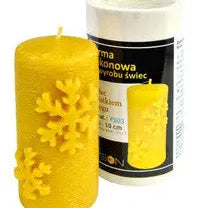 Cylinder Snowflake Candle Mold [FS03] Lyson