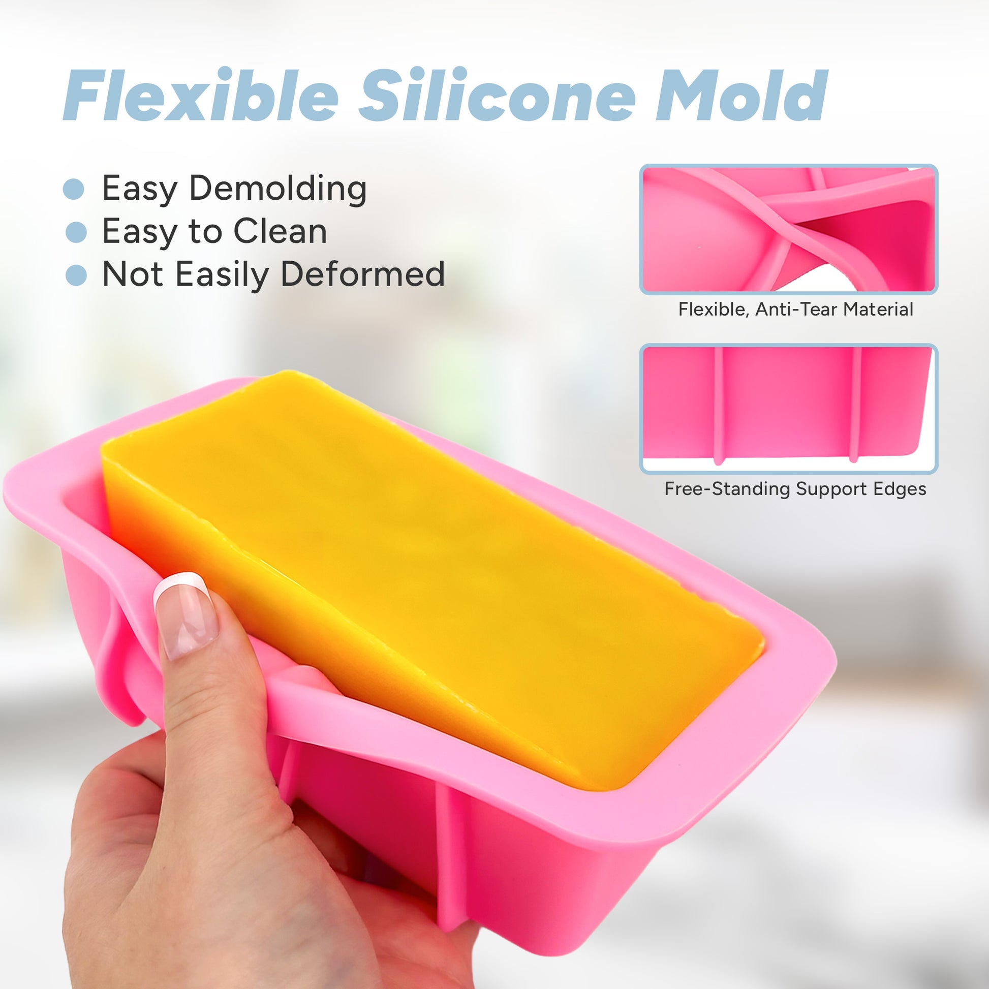 8 oz Silicone Beeswax Mold [SBM-8]
