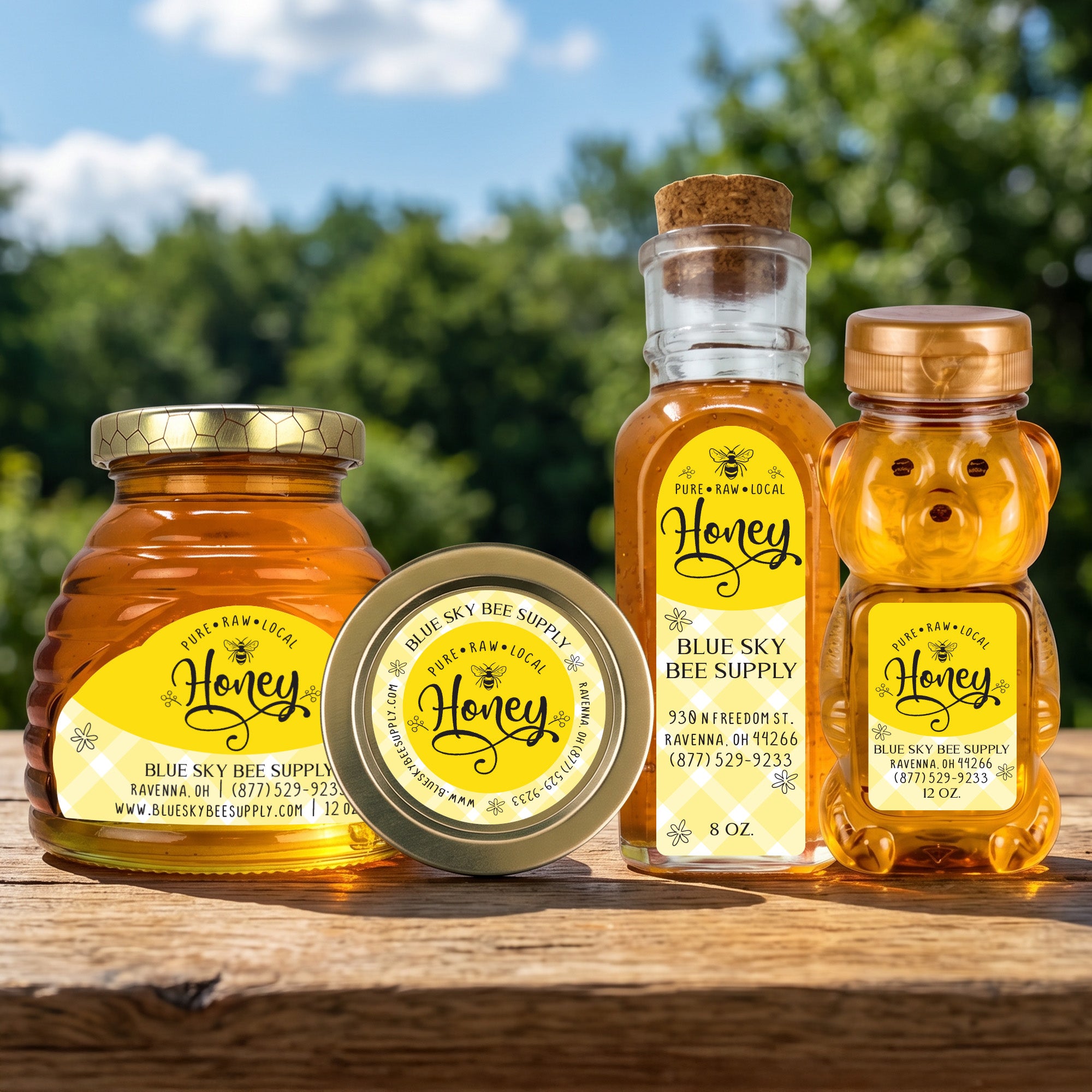 Gingham - Customizable Label Design