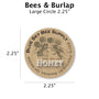 Bees & Burlap - Customizable Label Design Blue Sky Bee Supply