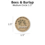 Bees & Burlap - Customizable Label Design Blue Sky Bee Supply