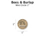 Bees & Burlap - Customizable Label Design Blue Sky Bee Supply