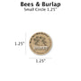 Bees & Burlap - Customizable Label Design Blue Sky Bee Supply