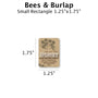 Bees & Burlap - Customizable Label Design Blue Sky Bee Supply