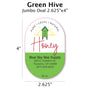 Green Hive - Customizable Label Design Blue Sky Bee Supply