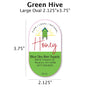 Green Hive - Customizable Label Design Blue Sky Bee Supply