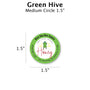 Green Hive - Customizable Label Design Blue Sky Bee Supply