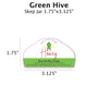 Green Hive - Customizable Label Design Blue Sky Bee Supply