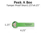 Peek A Bee - Customizable Label Design Blue Sky Bee Supply