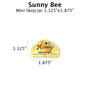 Sunny Bee - Customizable Label Design Blue Sky Bee Supply