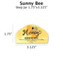 Sunny Bee - Customizable Label Design Blue Sky Bee Supply