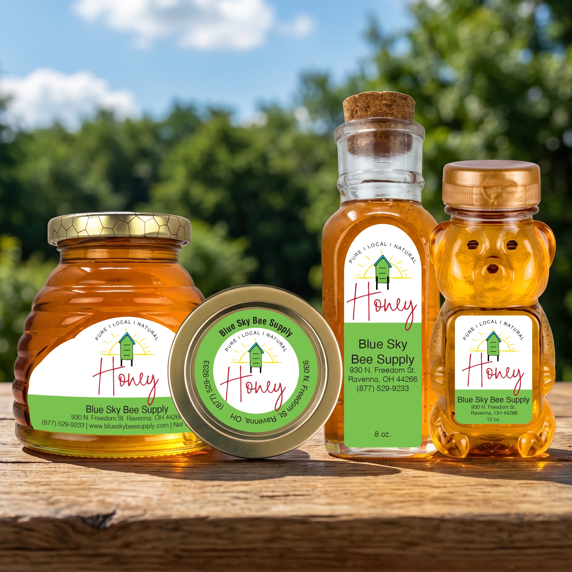 Green Hive - Customizable Label Design