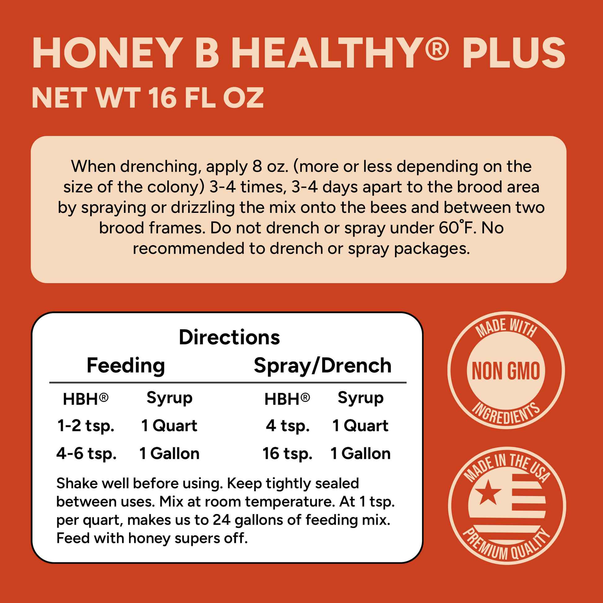 Super Plus (Honey-B-Healthy) 16 oz [SP-HBH]