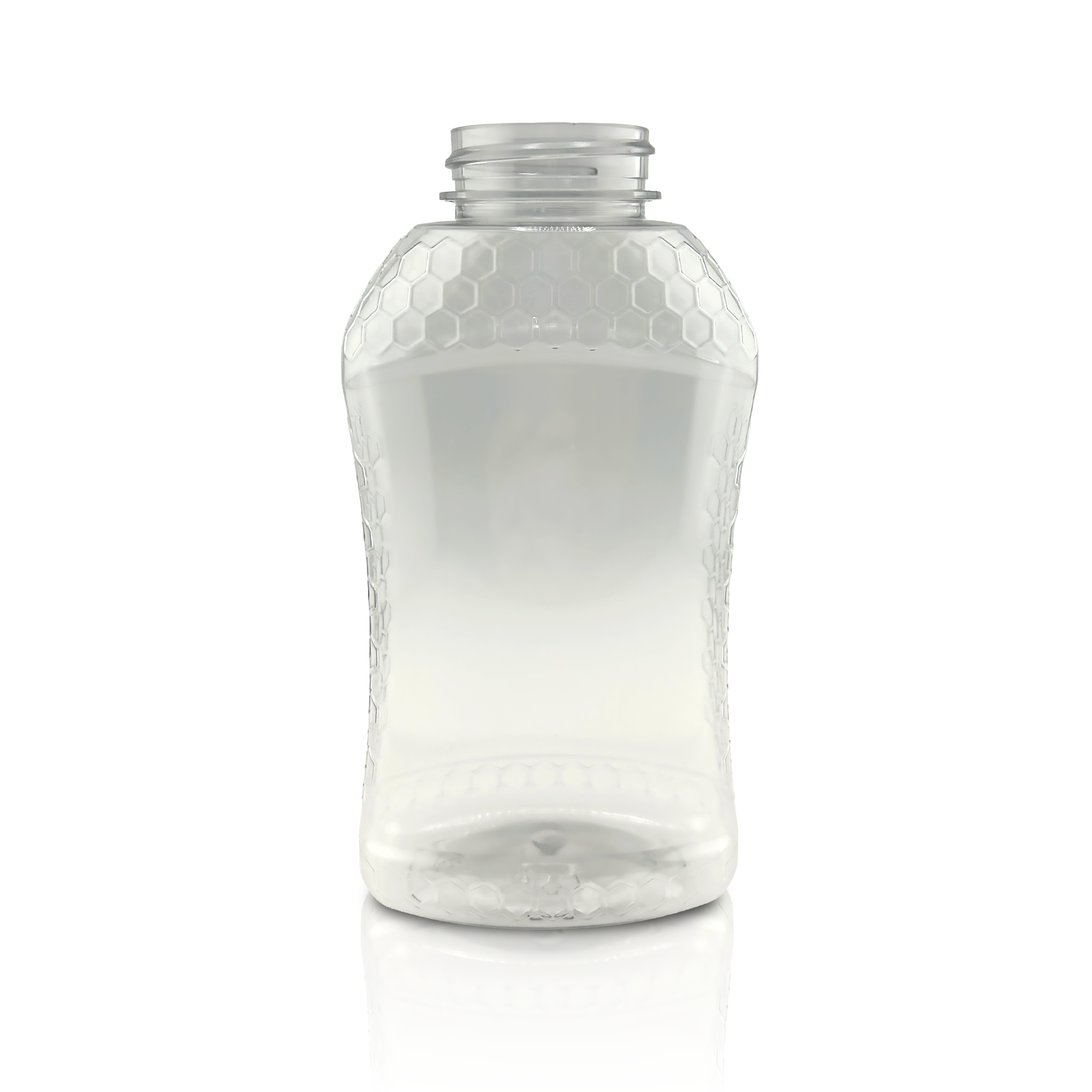 16 oz. wt. Hex-Embossed Hourglass (case of 290/no caps) [HEHG-16]