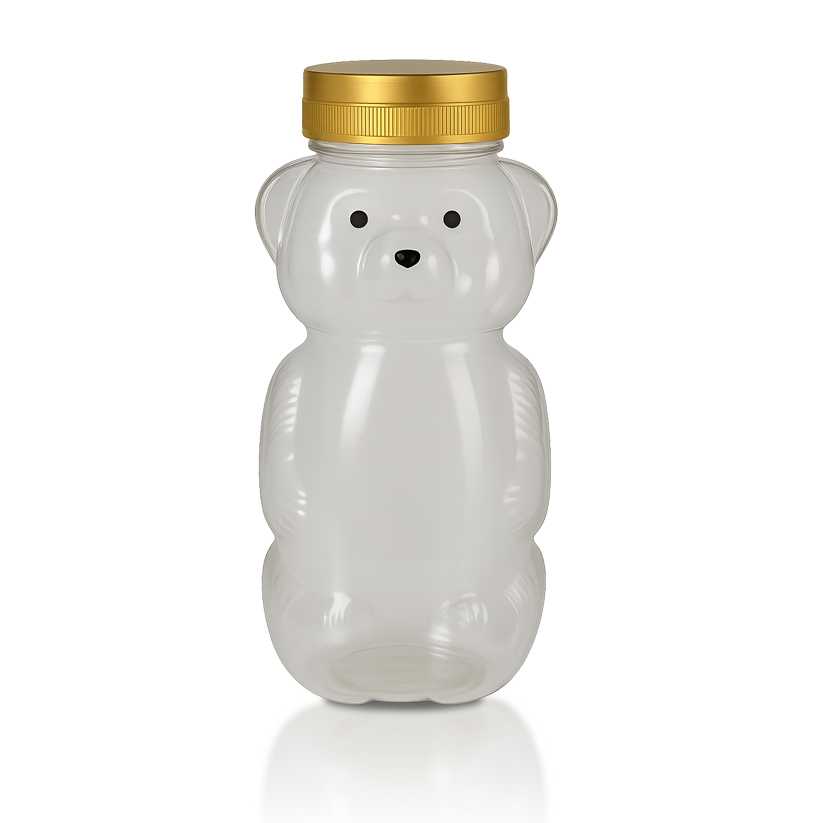 12 oz. wt. Plastic Hazy Belly Bear (case of 50) [HZBR-12]