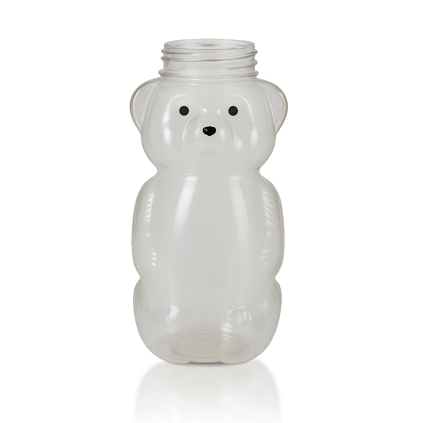 12 oz. wt. Plastic Hazy Belly Bear (case of 438/without caps) [HZBR-12]