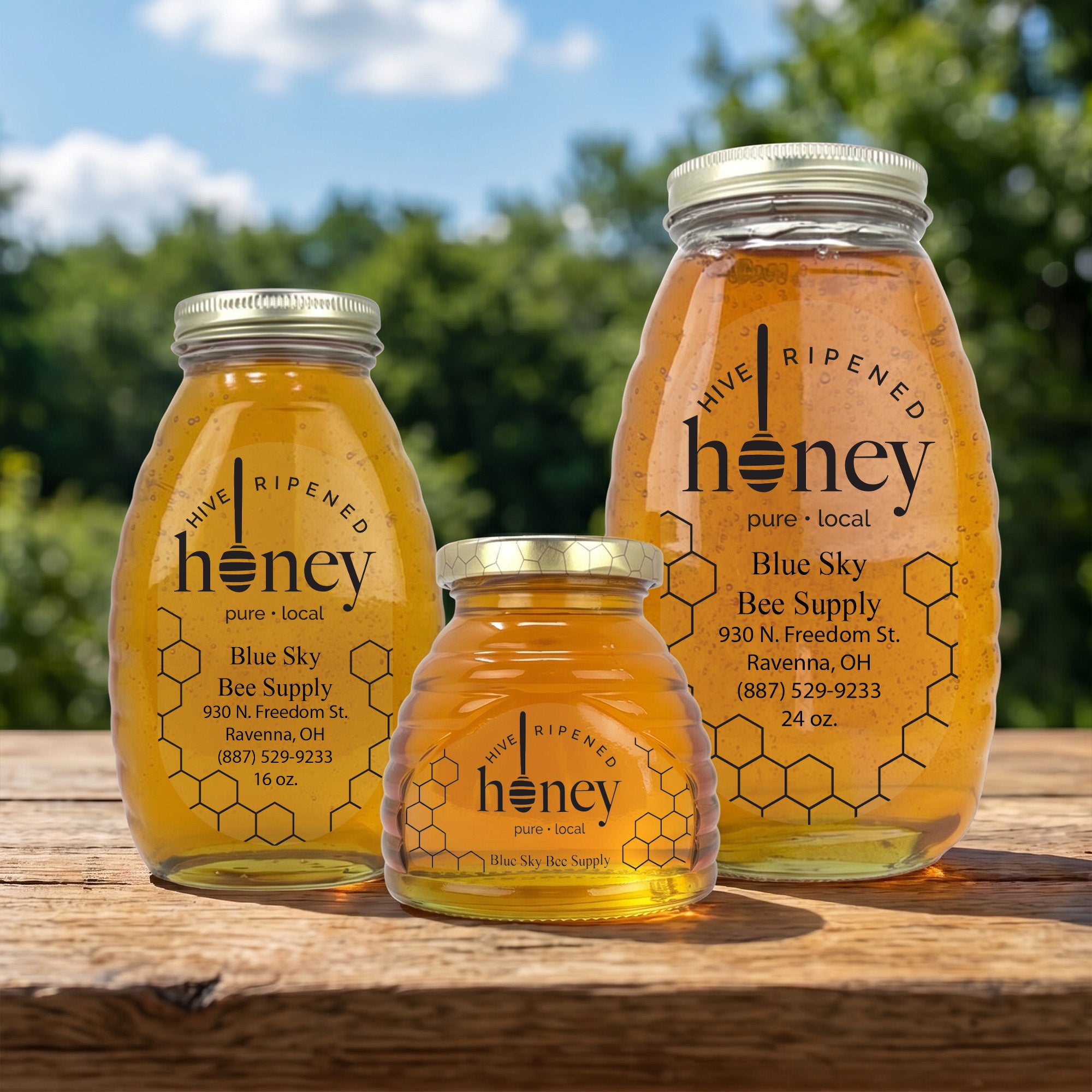 Hex - Customizable Clear Label Design
