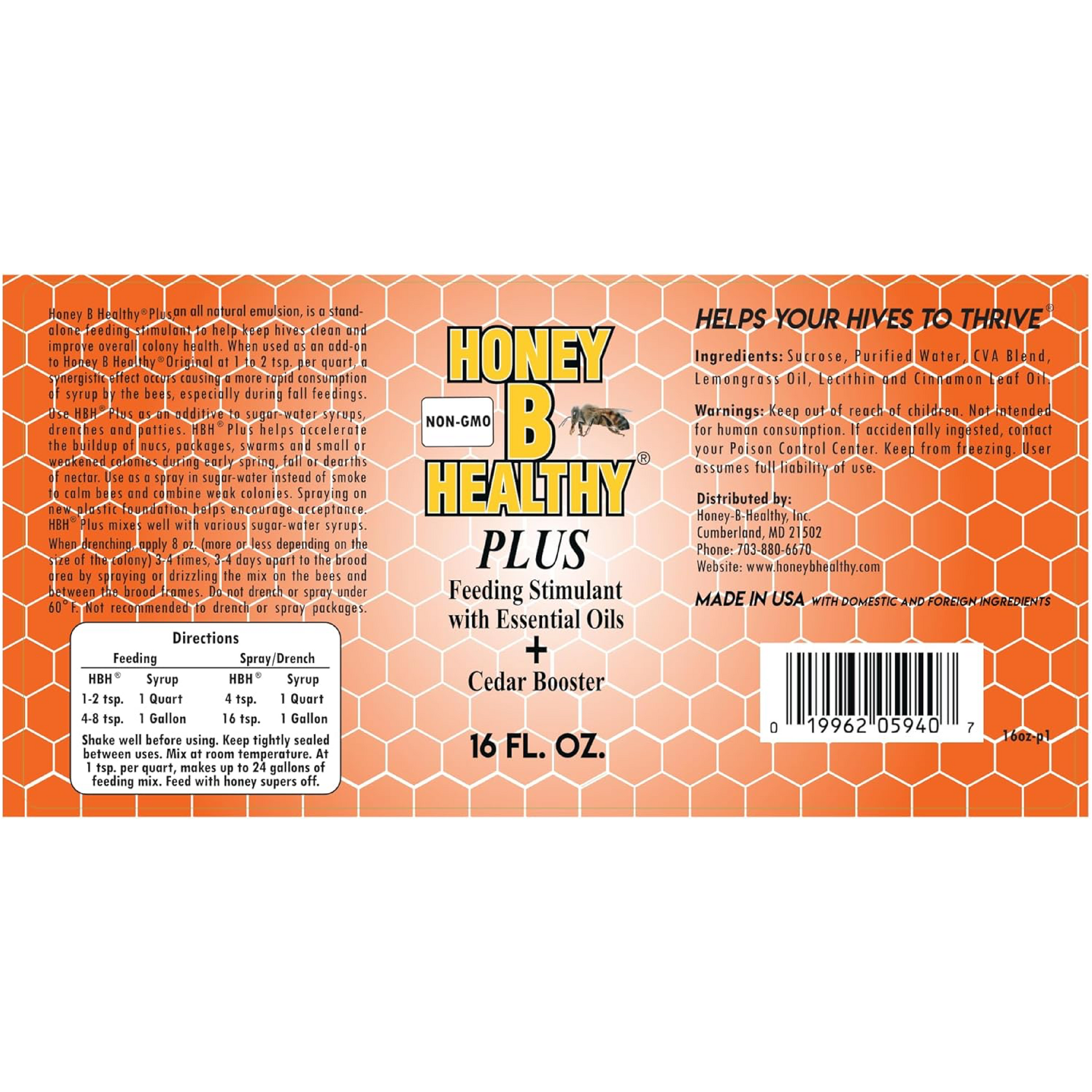 Super Plus (Honey-B-Healthy) 16 oz [SP-HBH]