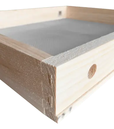 Corner view with holes