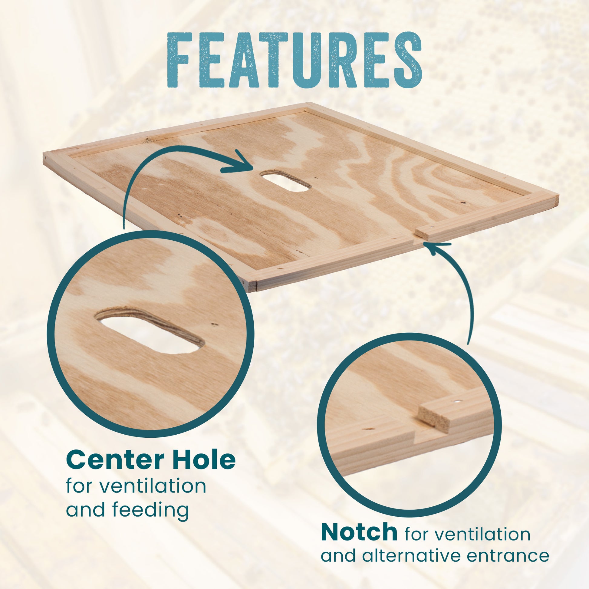 10 Frame WOOD Heavy Duty Inner Cover [10-661]