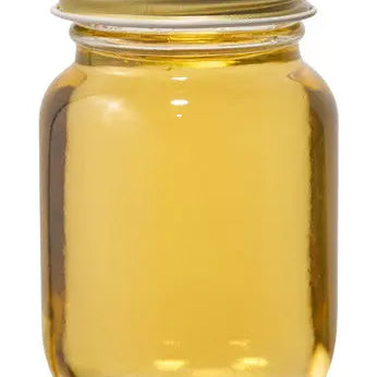 3 oz. wt. glass mini mason jar with gold lid