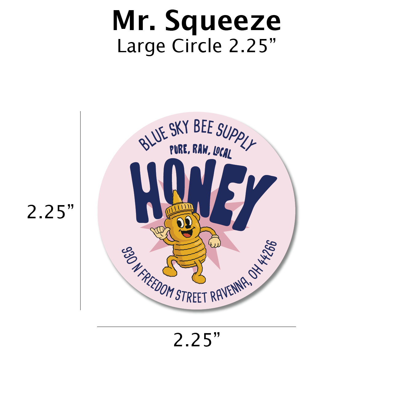 Mr Squeeze - Customizable Label Design
