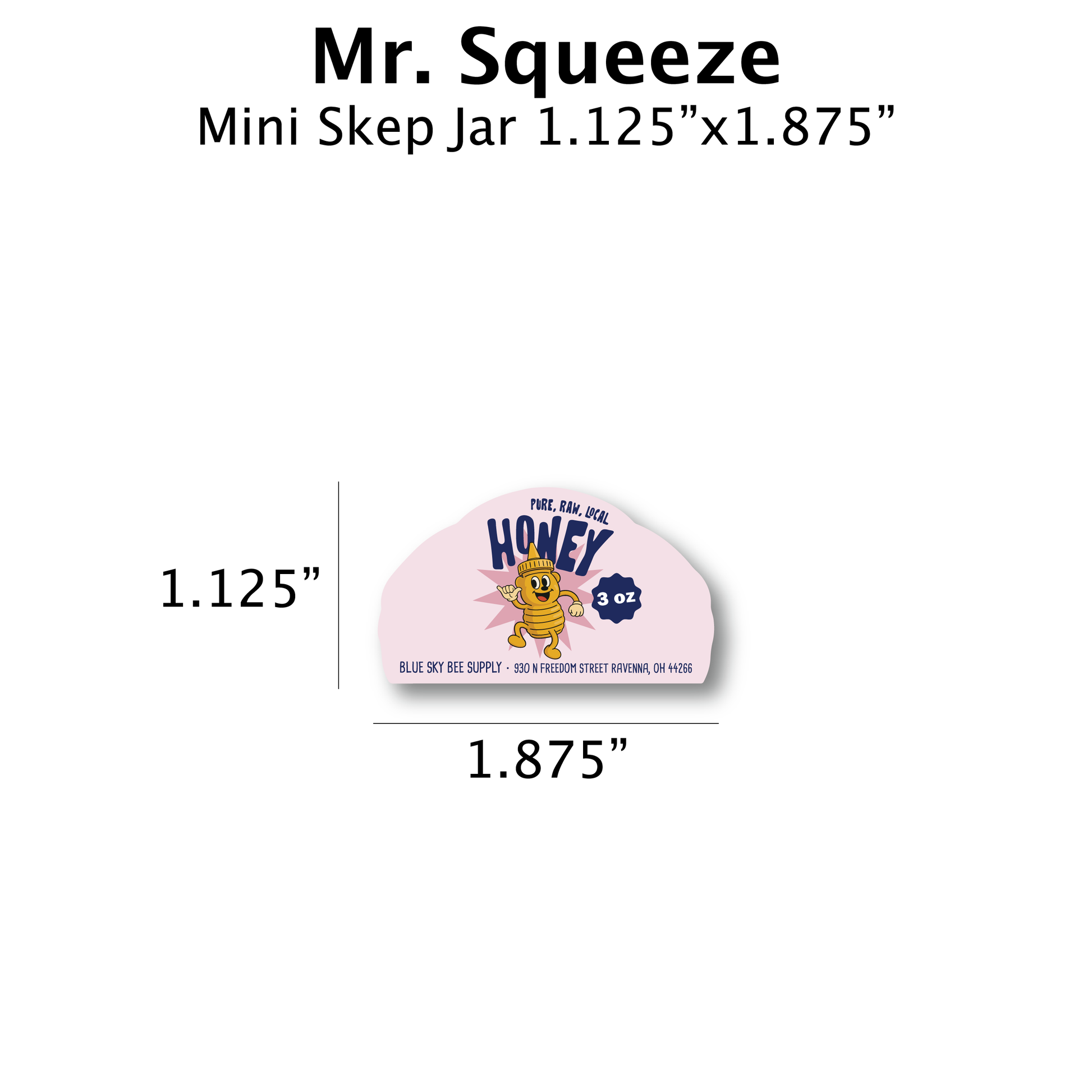 Mr Squeeze - Customizable Label Design