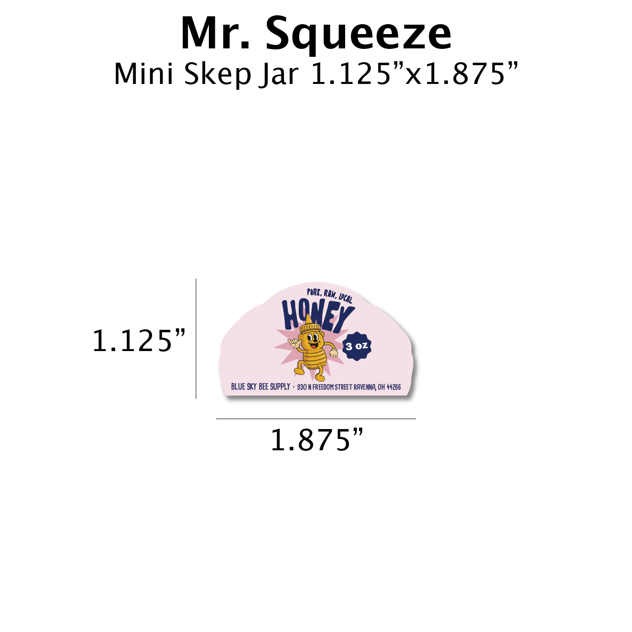 Mr Squeeze - Customizable Label Design