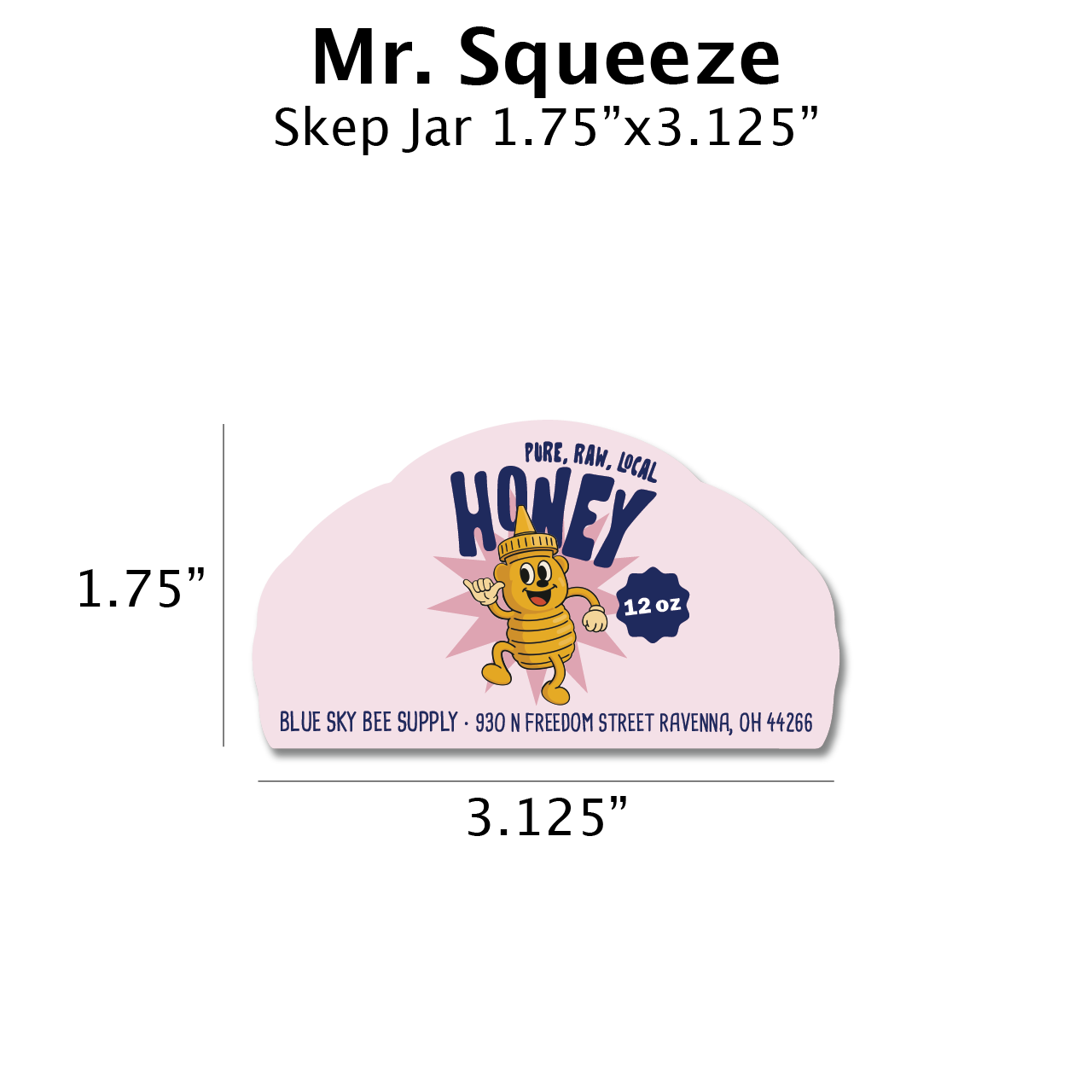Mr Squeeze - Customizable Label Design