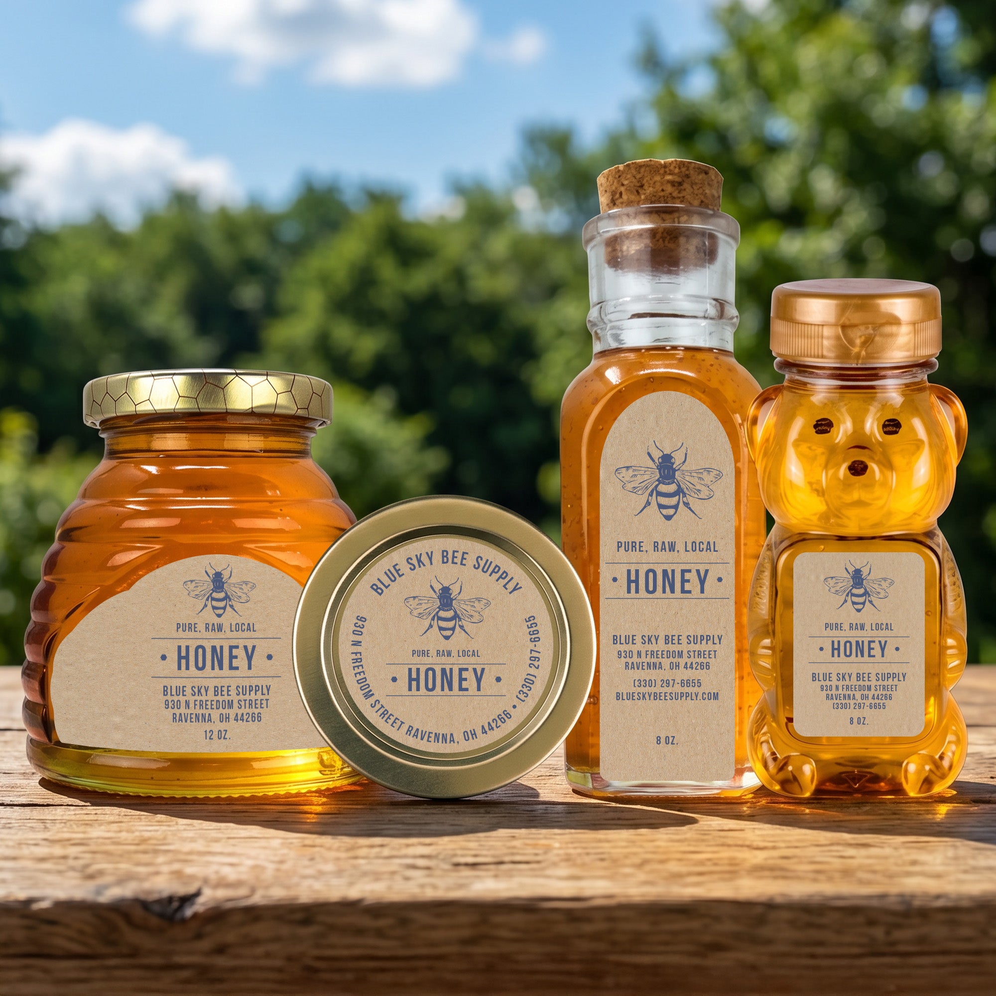 Natural Stamp - Customizable Label Design