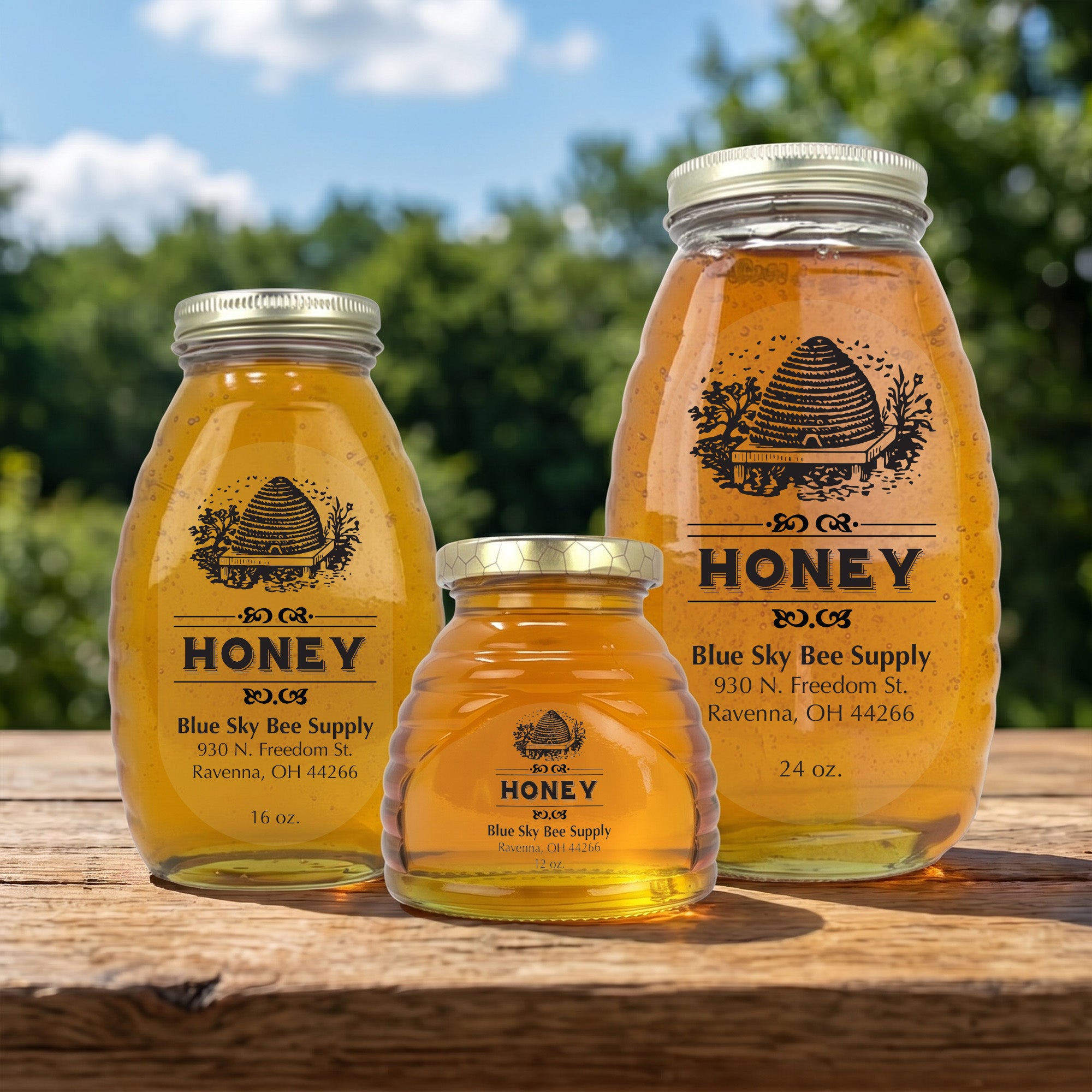 Old Time - Customizable Clear Label Design