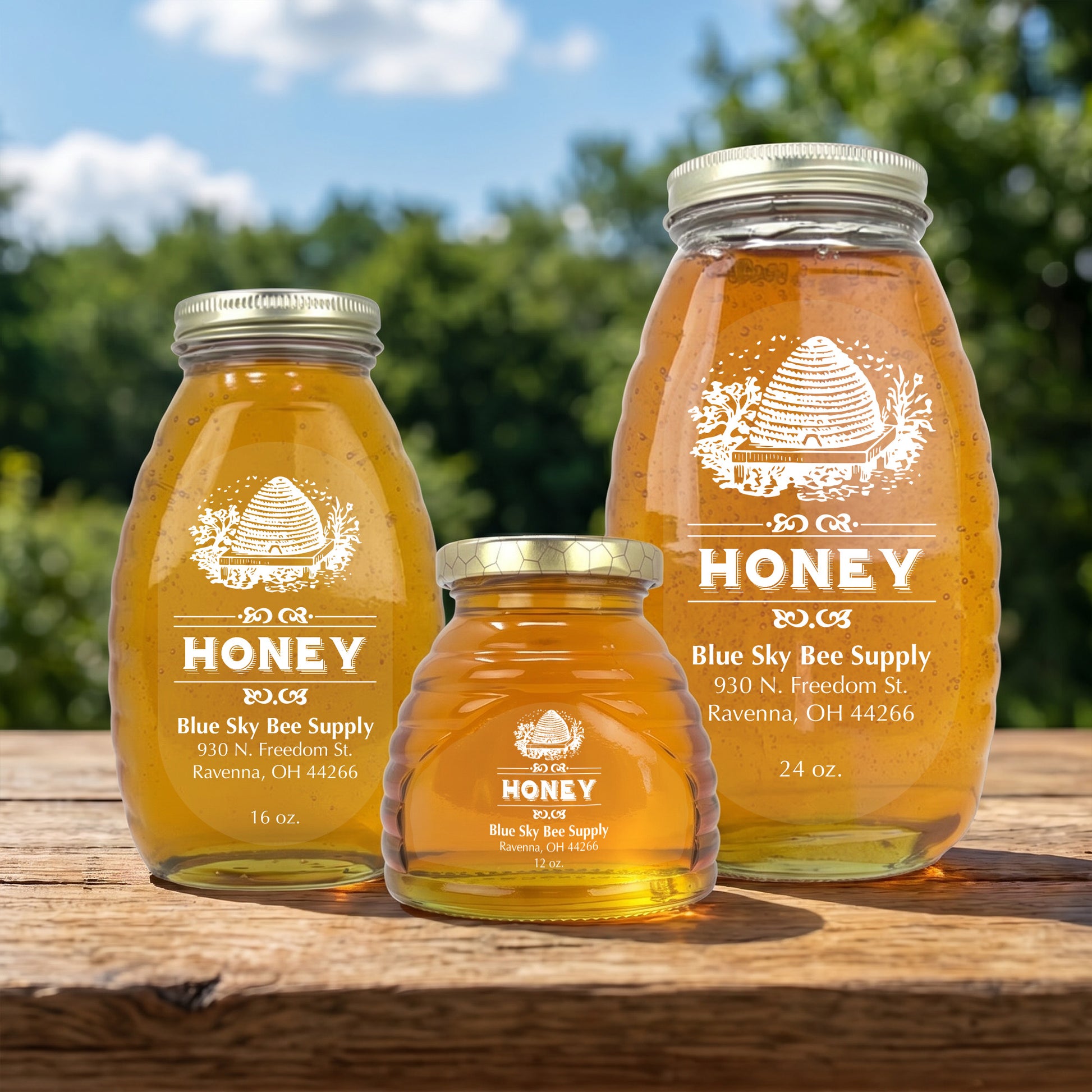 Old Time - Customizable Clear Label Design