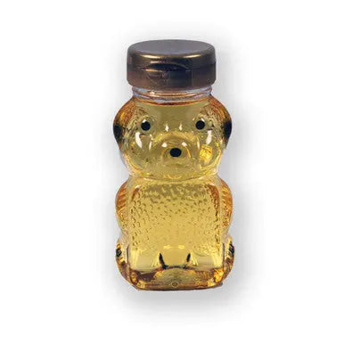6 oz. wt. Plastic Panel Bear (case of 384/no caps) [PBR-6] Blue Sky Bee Supply