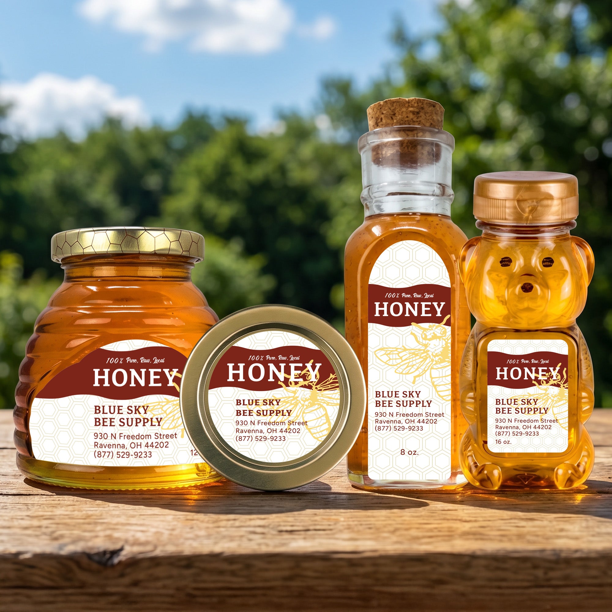 Rustic Honey - Customizable Label Design