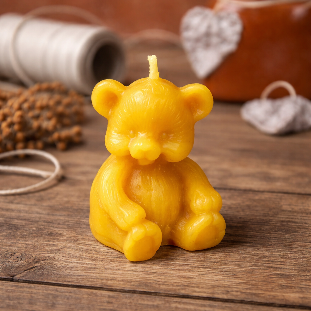 Sitting Bear Candle Mold [F132]