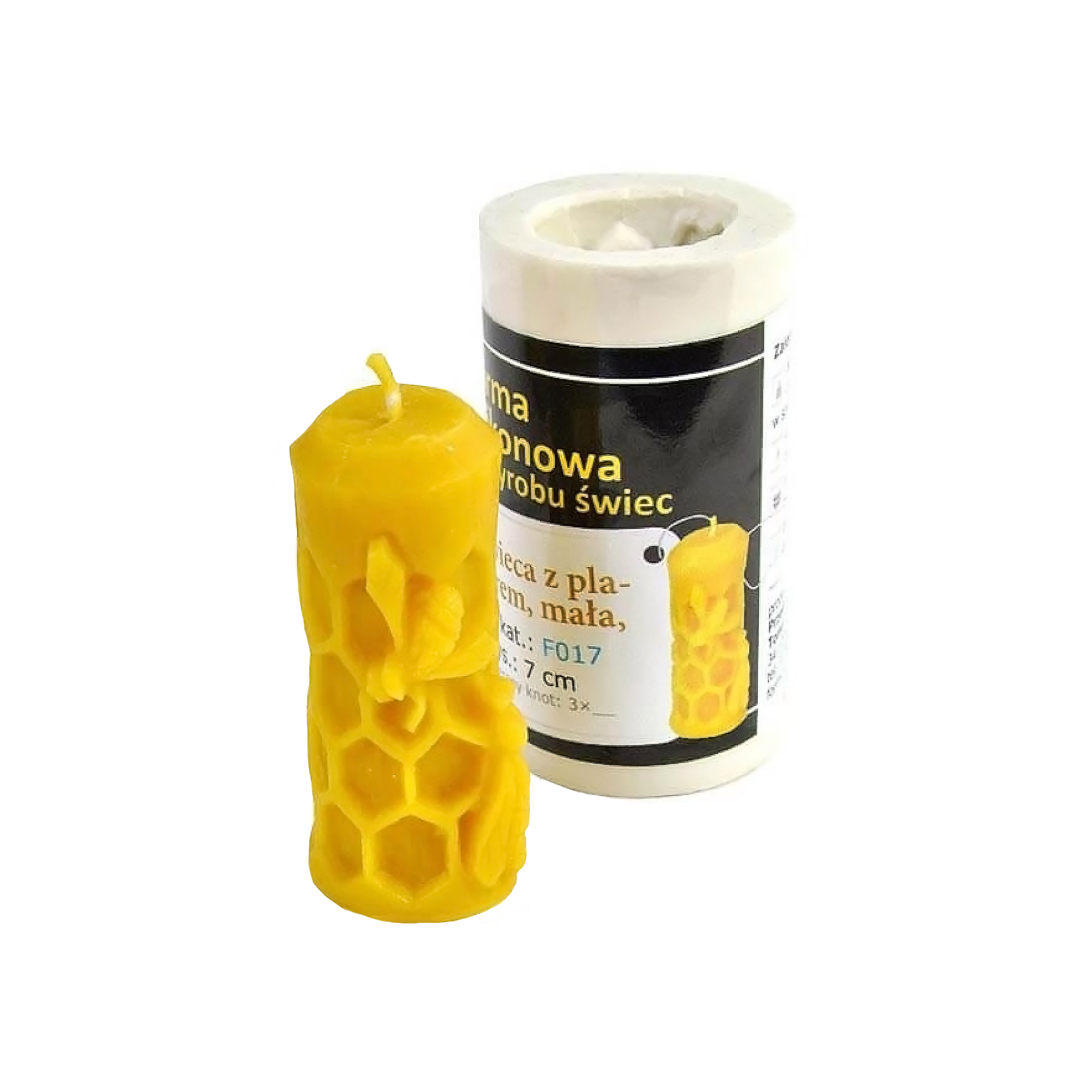 Small Honeycomb Candle Mold [F017]
