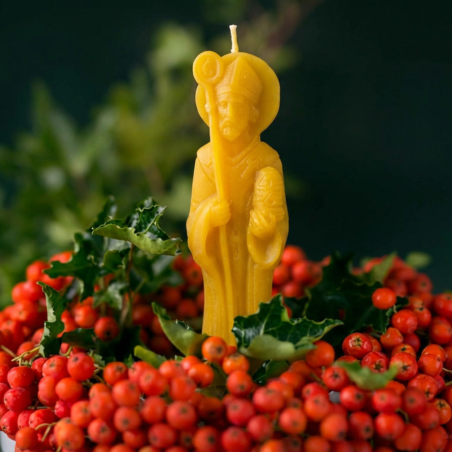St. Ambrose Candle Mold [FS194] | Blue Sky Bee Supply