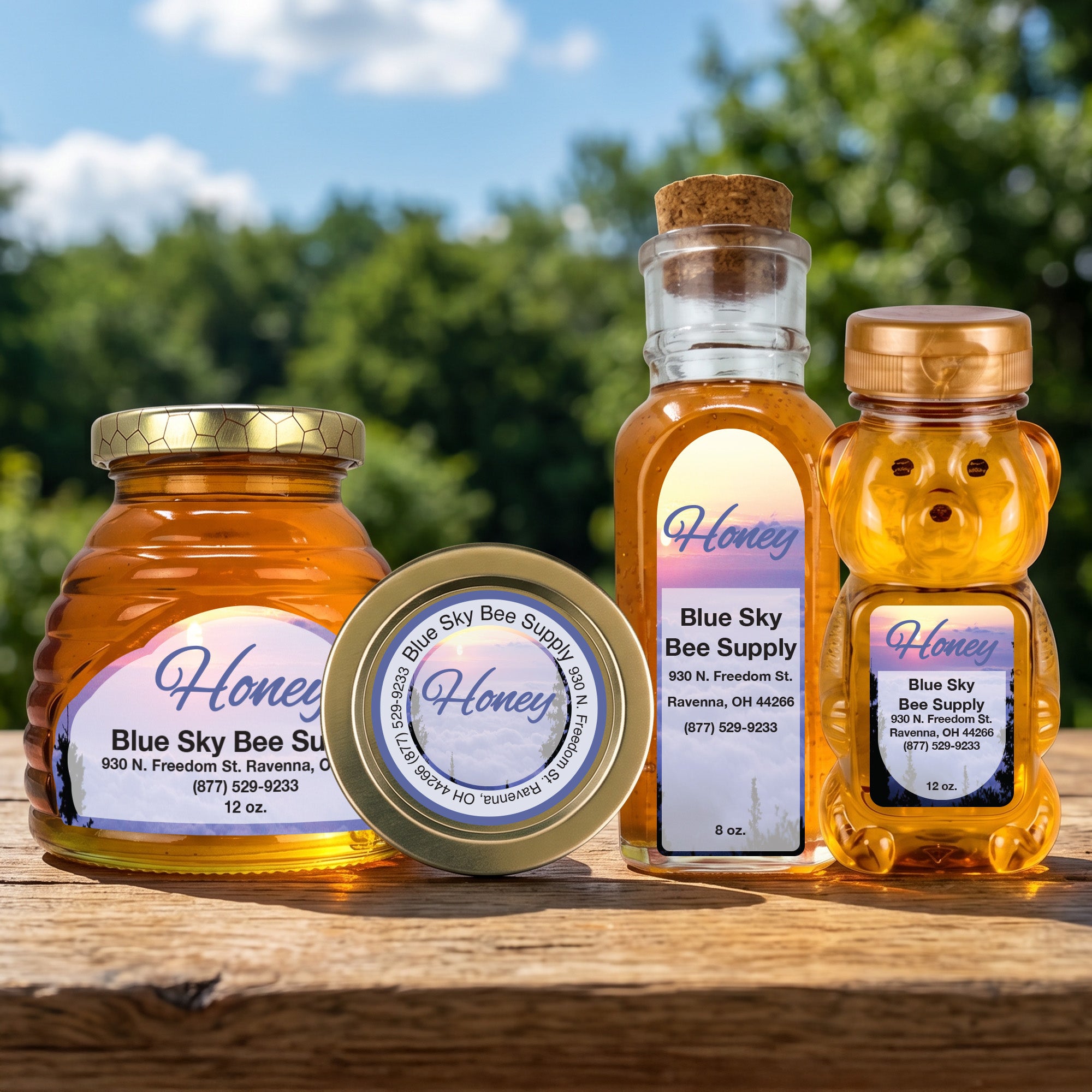 Sunrise - Customizable Label Design