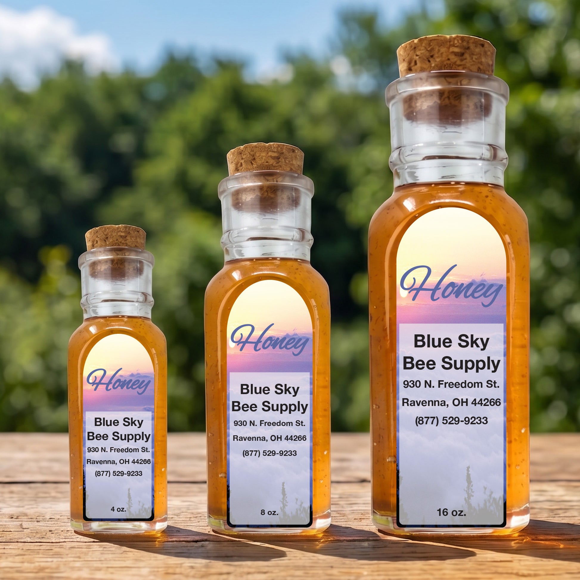 Sunrise - Customizable Muth Jar Labels