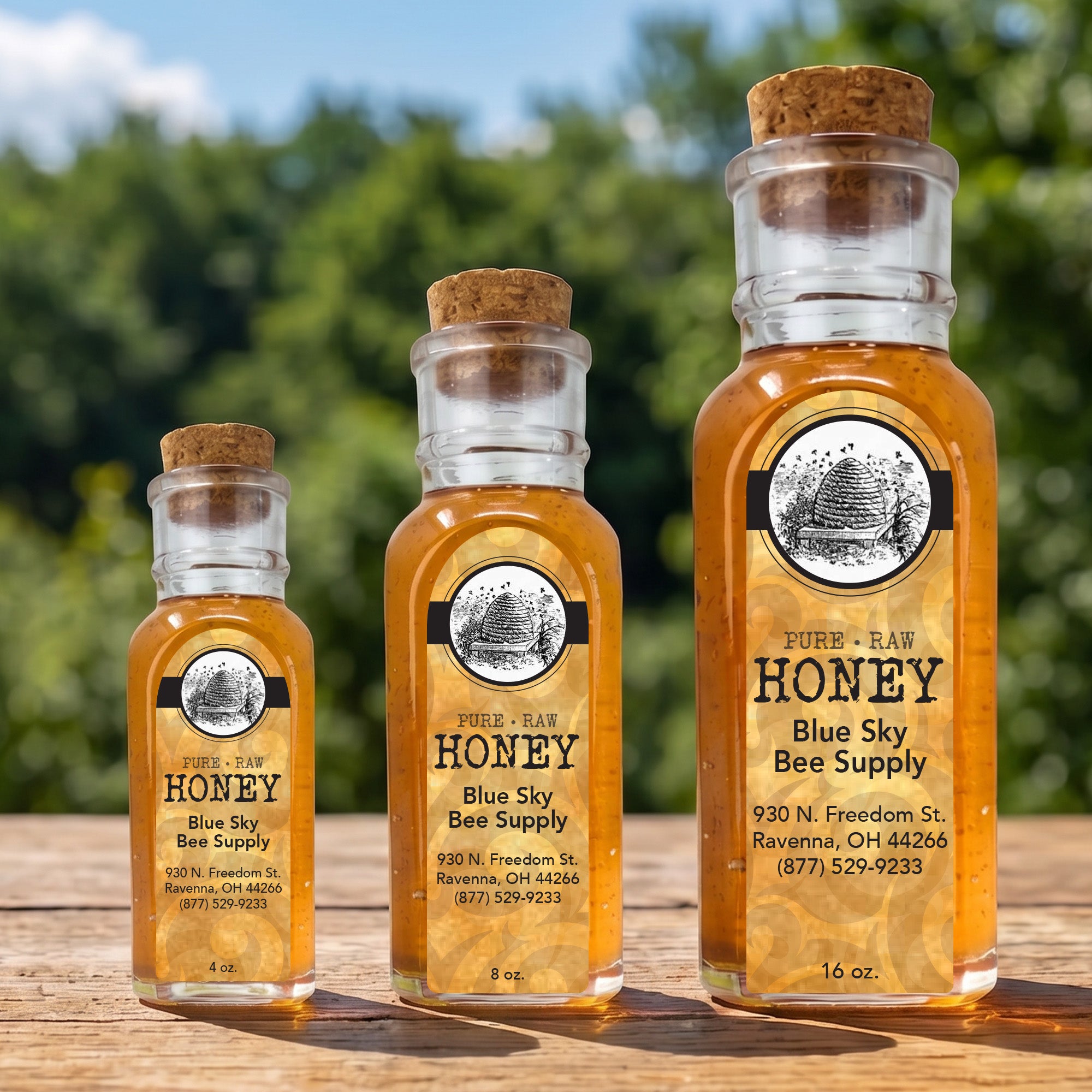 Vintage Skep - Customizable Muth Jar Labels