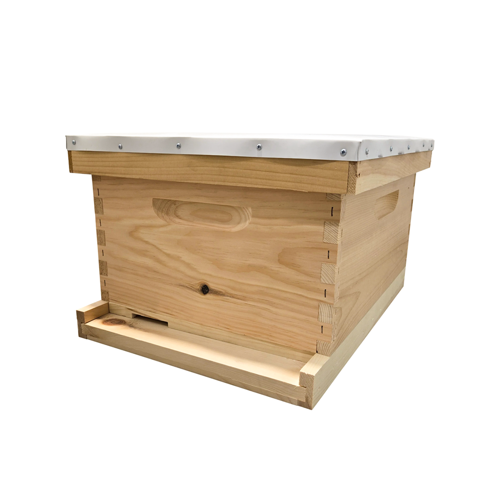 8 Frame WOOD Deep HIVE KIT (Boxes and Frames are Unassembled) (Choose Kit w/1 Box or 2) [HKIT-8-1 / HKIT-8-2]