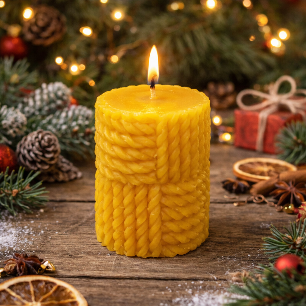 Weave Cylinder Candle Mold [FS143]