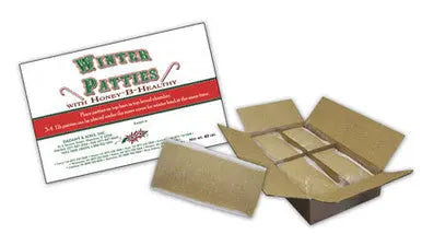 Winter Patties w/Honey-B-Healthy (1 lb. patty, 10 lb. box or 40 lb. box) Blue Sky Bee Supply