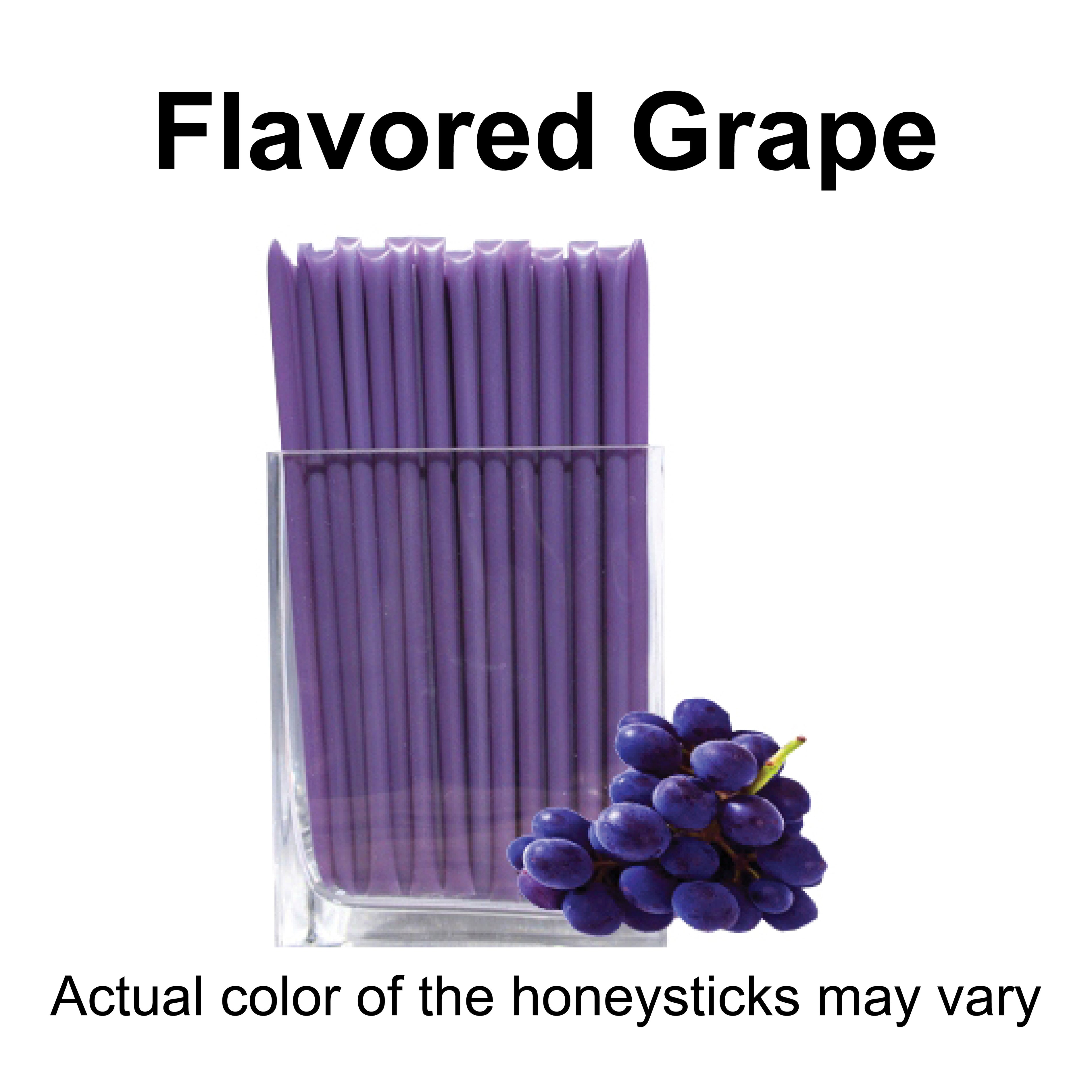 Grape (flavored) Honey Sticks (box of 2,000)