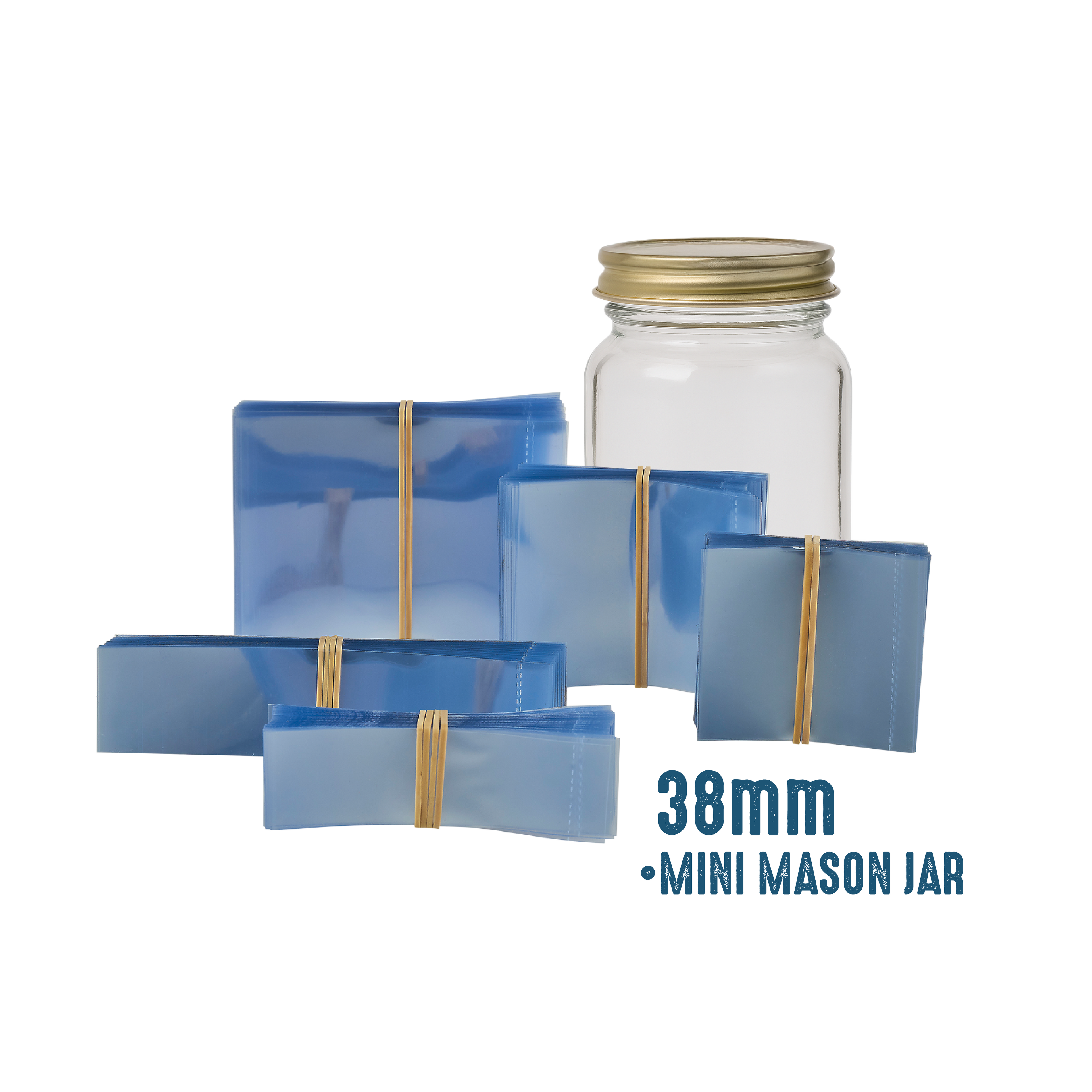 38MM Shrink Bands (clear) pack of 100 [SB-38]